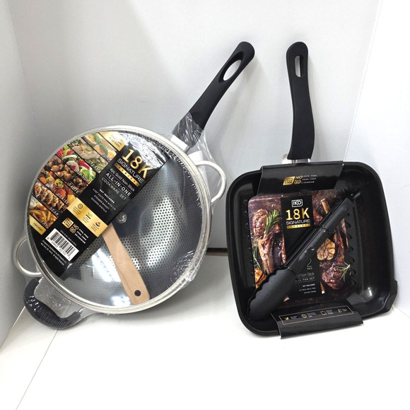 6 Piece IKO Cookware 18K Signature Series 3.5qt Saucepan...